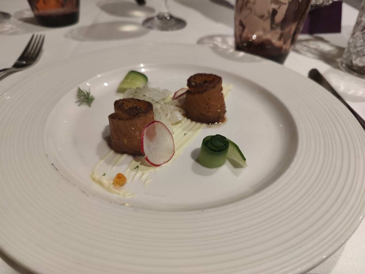 A salmon starter on Ambition